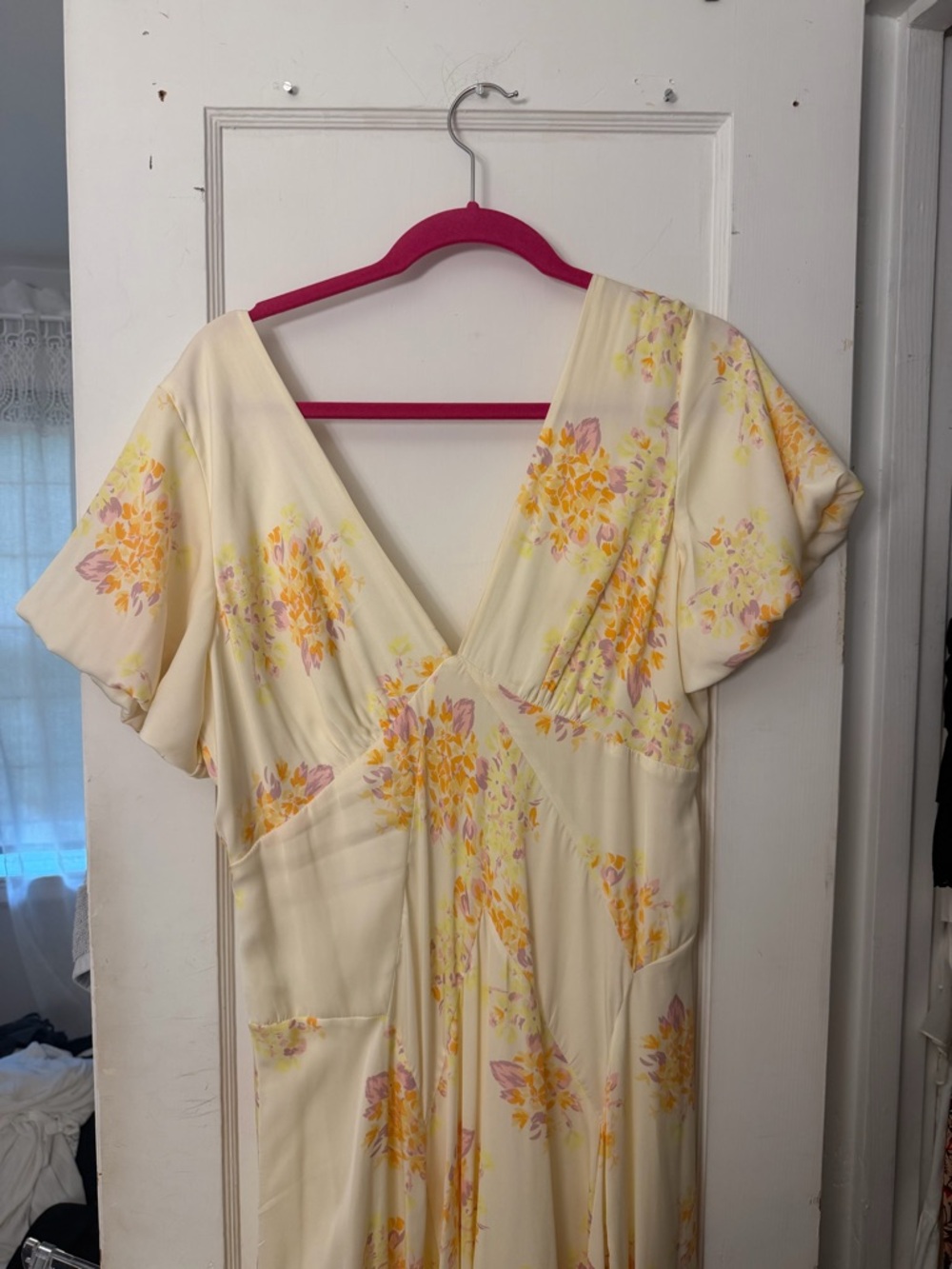 Free People Laura Printed Midi Dress